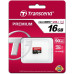 Карта памяти MicroSDHC  16GB UHS-I Class 10 Transcend Premium 400x (TS16GUSDCU1)