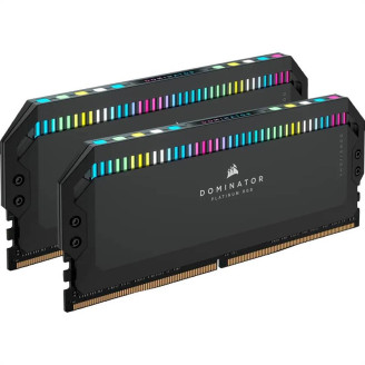 Модуль памяти DDR5 2x32GB/6000 Corsair Dominator Platinum RGB Black (CMT64GX5M2B6000C30)