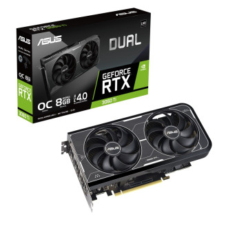 Видеокарта GF RTX 3060 Ti 8GB GDDR6X Dual OC Asus (DUAL-RTX3060TI-O8GD6X)