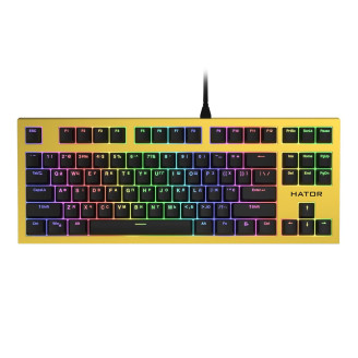 Клавиатура Hator Skyfall TKL Pro Yellow (HTK-657)