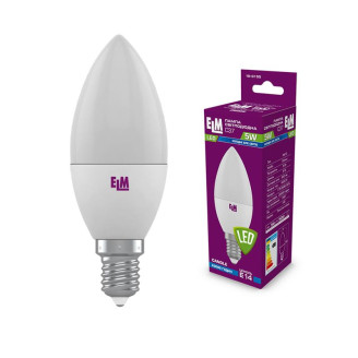 Лампа светодиодная свеча ELM 5W E14 4000K (18-0155)