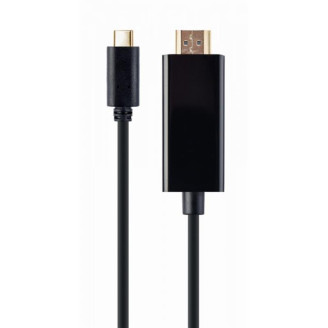 Кабель Cablexpert USB Type-C - HDMI (M/M), 2 м, черный (A-CM-HDMIM-02)