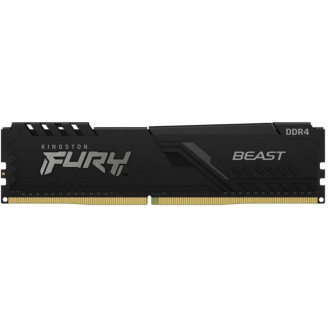 Модуль памяти DDR4 8GB/2666 Kingston Fury Beast Black (KF426C16BB/8)