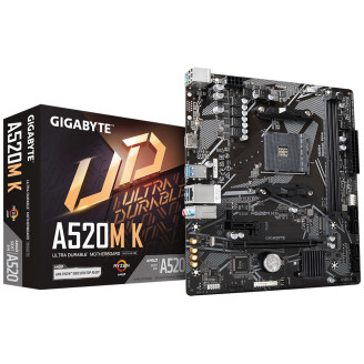 Материнская плата Gigabyte A520M K Socket AM4