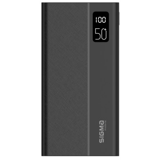 Универсальная мобильная батарея Sigma mobile X-Power SI50A3QL 50000mAh Black (4827798424018)