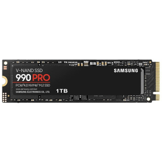 Накопитель SSD  1ТB Samsung 990 PRO M.2 2280 PCIe 4.0 x4 NVMe V-NAND MLC (MZ-V9P1T0BW)