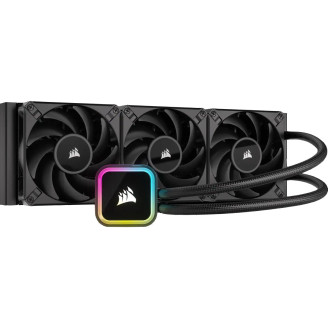 Система водяного охлаждения Corsair iCUE H150i Elite RGB Liquid CPU Cooler (CW-9060060-WW), Intel: 2066/2011/1700/1200/1151/1150/1155/1156/1366, AMD: AM5/AM4/TRX4/TR4, 397х120х27 мм