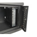 Шкаф настенный EServer 19 6U-600х500х370 (стекло), черный (ES-Е650B)