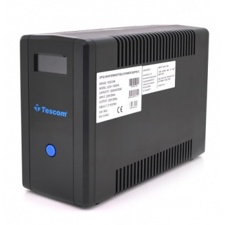 ИБП Tescom Leo+ 1200VA, LCD, AVR, 4xSchuko, 2x12V7Ah, RS232, USB, RJ45, пластик (TCM1200/29693)