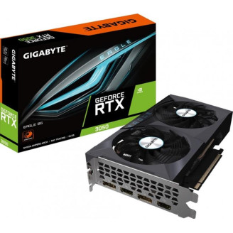 Видеокарта GF RTX 3050 8GB GDDR6 Eagle Gigabyte (GV-N3050EAGLE-8GD)