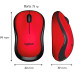 Мышь беспроводная Logitech M220 Silent (910-004880) Red USB