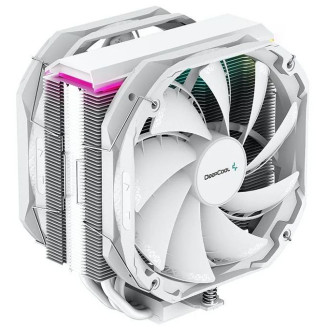 Кулер процессорный DeepCool AS500 Plus WH (R-AS500-WHNLMP-G), Intel: 2066/2011/1200/1151/1150/1155, AMD: AM5/AM4, 164х142х102 мм, 4-pin PWM