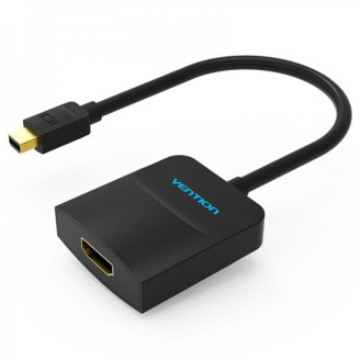 Адаптер Vention mini DisplayPort - HDMI (M/F), 0.15 м, Black (HBCBB)