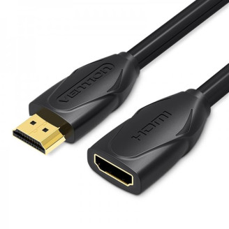 Кабель Vention HDMI - HDMI, (M/F), 5 м, Black (VAA-B06-B500)