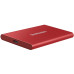 Накопитель внешний SSD 2.5 USB 1.0TB Samsung T7 Red (MU-PC1T0R/WW)