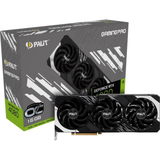 Видеокарта GF RTX 4080 16GB GDDR6X GamingPro OC Palit (NED4080T19T2-1032A)