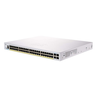 Коммутатор Cisco CBS250-48PP-4G (48xGE PoE, max PoE 195W, 4xSFP)