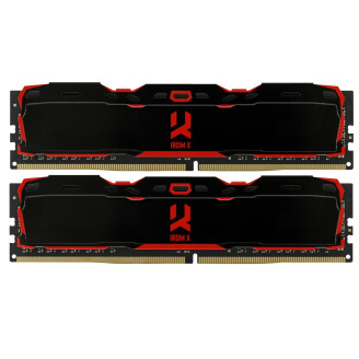 Модуль памяти DDR4 2x4GB/2666 GOODRAM Iridium X Black (IR-X2666D464L16S/8GDC)