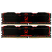 Модуль памяти DDR4 2x4GB/2666 GOODRAM Iridium X Black (IR-X2666D464L16S/8GDC)