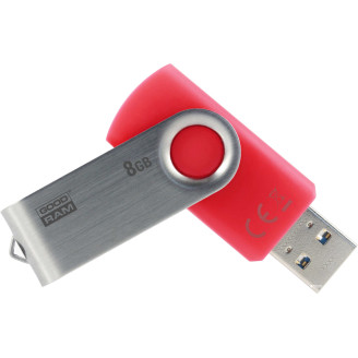 Флеш-накопитель USB3.0  8GB GOODRAM UTS3 (Twister) Red (UTS3-0080R0R11)