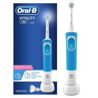 Зубная электрощетка Braun Oral-B Vitality D100.413.1 PRO Sens Clean Blue
