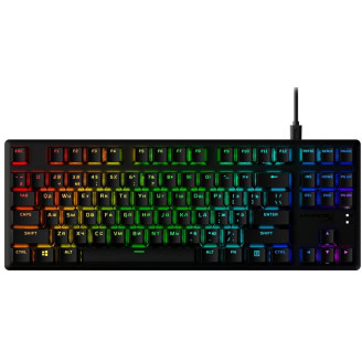 Клавиатура HyperX Alloy Origins Core PBT Aqua RGB Black (639N9AA)