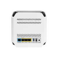 Wi-Fi Mesh система Asus ROG Rapture GT6 1pk White (90IG07F0-MU9A30) (WiFi6, AX10000, Broadcom, 1x2.5GE WAN, 3xGE LAN, 1xUSB 3.2, AiMesh, антенны: 9)