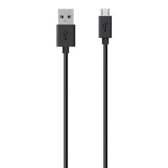 Кабель Belkin Mixit USB - MicroUSB, 1.2 м Black (F2CU012bt04-BLK)