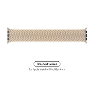 Ремешок Armorstandart Braided Solo Loop для Apple Watch 42mm/44mm/45mm/49mm Beige Size 6 (148 mm) (ARM64904)