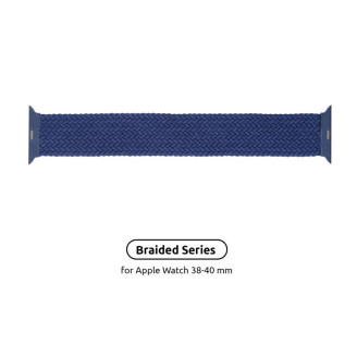 Ремешок Armorstandart Braided Solo Loop для Apple Watch 38mm/40mm/41mm Atlantic Blue Size 2 (120 mm) (ARM58066)