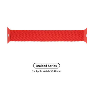 Ремешок Armorstandart Braided Solo Loop для Apple Watch 38mm/40mm/41mm Red Size 2 (120 mm) (ARM58069)