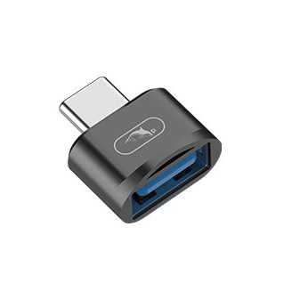 Переходник SkyDolphin OT05 Mini USB Type-C - USB (M/F) Black (ADPT-00029)