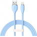 Кабель Baseus Jelly Liquid Silica Gel USB-Lightning, 2.4A, 1.2м Blue (CAGD000003)