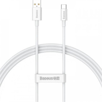 Кабель Baseus Superior USB-USB Type-C, 5A, 100W, 1м White (CAYS001302)