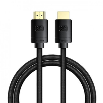 Кабель Baseus High Definition HDMI - HDMI V 2.1, (M/M), 1.5 м, Black (WKGQ040101)