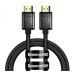 Кабель Baseus High Definition (Zinc alloy) HDMI - HDMI V 2.1 (M/M), 2 м, Black (WKGQ000101)