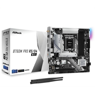 Материнская плата ASRock B760M Pro RS/D4 WiFi Socket 1700