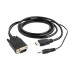 Кабель Cablexpert HDMI - VGA, (M/F), 5 м, Black (A-HDMI-VGA-03-5M)