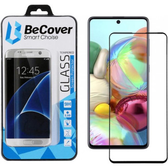 Защитное стекло BeCover для Samsung Galaxy A71 SM-A715 Black (704670)