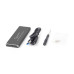 Внешний карман Gembird для подключения SSD M.2, USB 3.0, алюминий, Black (EE2280-U3C-01)