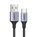 Кабель Ugreen US288 USB - USB Type-C (M/M), 1 м, Black (60126)