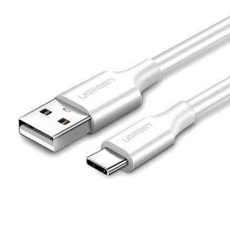 Кабель Ugreen US287 USB - USB-C, 1.5м, White (60122)