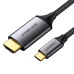 Кабель Ugreen MM142 HDMI - USB Type-C, 1.5 м, Black (50570)