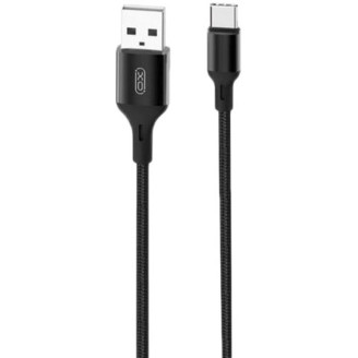 Кабель XO NB143 USB-USB Type-C 2.1A 2м Black (XO-NB143C2-BK)