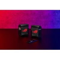 Wi-Fi Mesh система Asus ROG Rapture GT6 2pk Black (90IG07F0-MU9A10) (WiFi6, AX10000, Broadcom, 1x2.5GE WAN, 3xGE LAN, 1xUSB 3.2, AiMesh, антенны: 9)