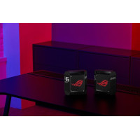 Wi-Fi Mesh система Asus ROG Rapture GT6 2pk Black (90IG07F0-MU9A10) (WiFi6, AX10000, Broadcom, 1x2.5GE WAN, 3xGE LAN, 1xUSB 3.2, AiMesh, антенны: 9)