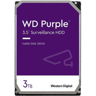 Накопитель HDD SATA 3.0TB WD Purple 5400rpm 256MB (WD33PURZ)