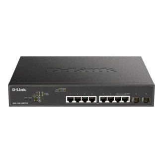 Коммутатор D-Link DGS-1100-10MPPV2/A3A 8xGE PoE, 2xSFP, L2