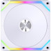 Вентилятор Lian Li Uni Fan SL V2 120-3 White (G99.12SLV23W.00), 120х120х28мм, 3-pin, 4-pin, белый