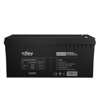 Аккумуляторная батарея Njoy GE20012KF 12V 200AH (BTVGCBHOEIEKFCW01B) GEL